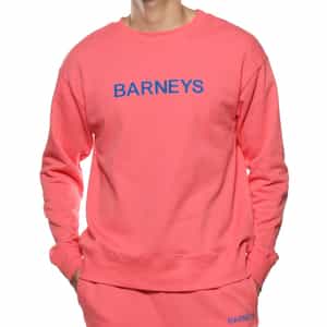 "BARNEYS" ロゴ入りスウェットプルオーバー