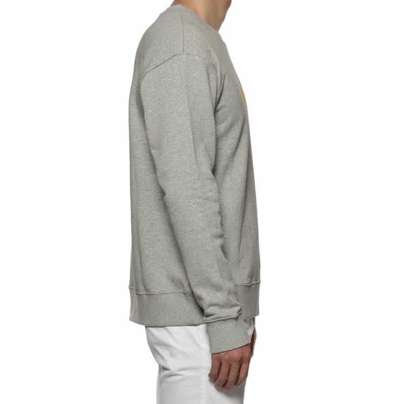 BARNEYS NEW YORK "BARNEYS" ロゴ入りスウェットプルオーバー YELLOW