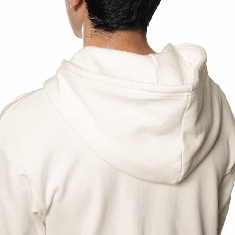 BARNEYS NEW YORK "BARNEYS" ロゴ入りスウェットジップパーカ WHITE