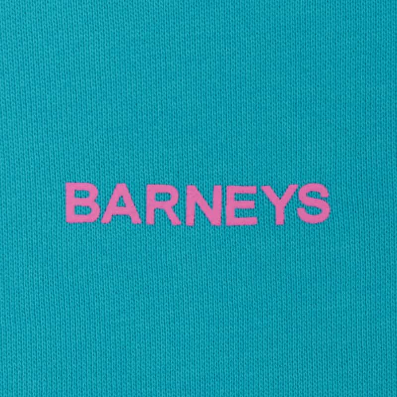 BARNEYS NEW YORK "BARNEYS" ロゴ入りスウェットジップパーカ BLUE