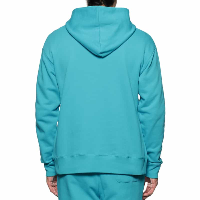 BARNEYS NEW YORK "BARNEYS" ロゴ入りスウェットフーディ BLUE