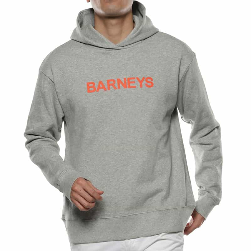 BARNEYS NEW YORK "BARNEYS" ロゴ入りスエットフーディ PINK