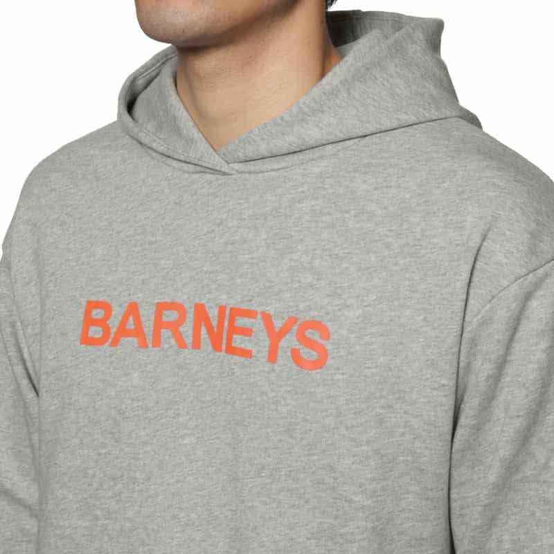 BARNEYS NEW YORK "BARNEYS" ロゴ入りスウェットフーディ PINK