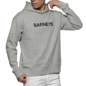 "BARNEYS" ロゴ入りスウェットフーディ