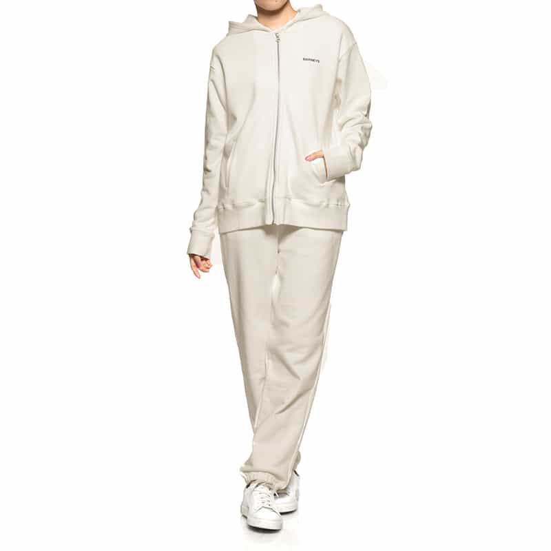BARNEYS NEW YORK "BARNEYS" ロゴ入りスウェットパンツ WHITE