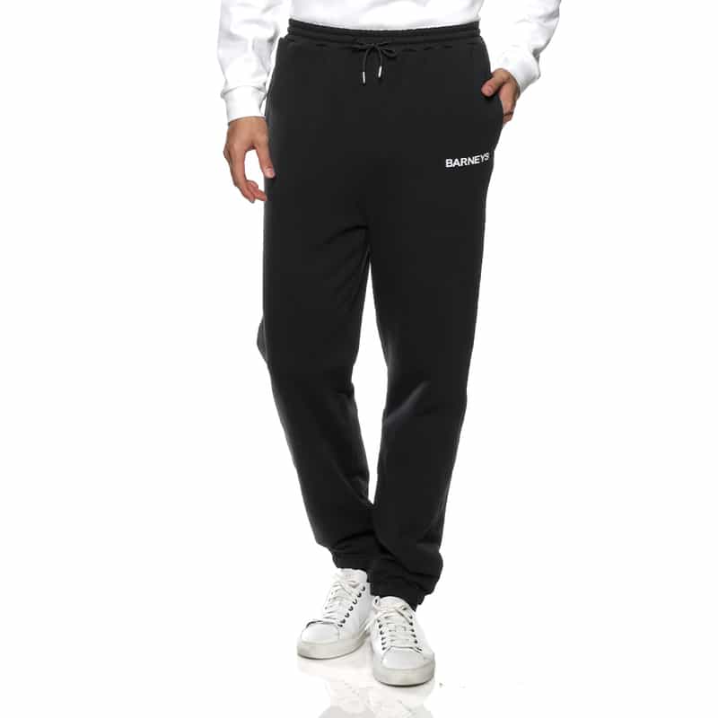 BARNEYS NEW YORK "BARNEYS" ロゴ入りスウェットパンツ BLACK