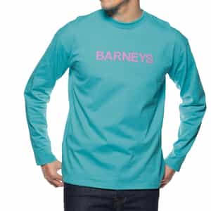 "BARNEYS" ロゴ入りロングスリーブカットソー
