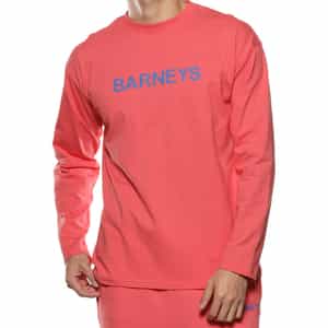 "BARNEYS" ロゴ入りロングスリーブカットソー