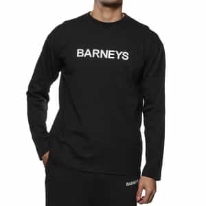 "BARNEYS" ロゴ入りロングスリーブカットソー