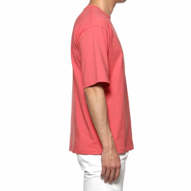 BARNEYS NEW YORK "BARNEYS" ロゴ入りハーフスリーブＴシャツ PINK