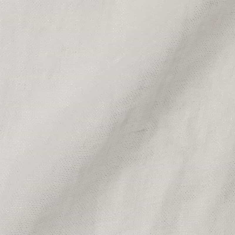 BARNEYS NEW YORK リネンメタリックスカーフ WHITE