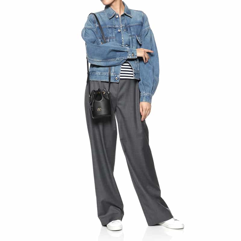 VALENTINO GARAVANI VALENTINO GARAVANI＜ヴァレンティノ ガラバーニ＞ バケットバッグ BLACK