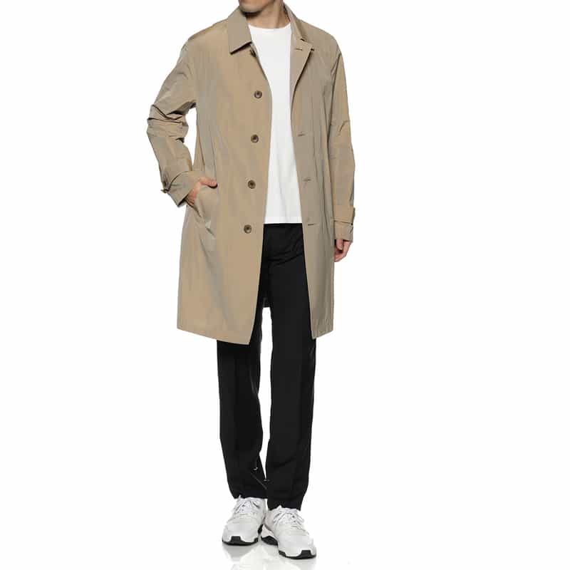 BARNEYS NEW YORK 撥水ステンカラーコート BEIGE