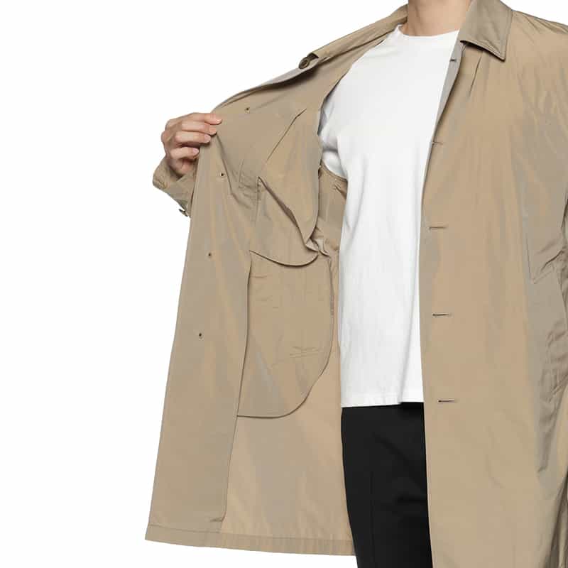 BARNEYS NEW YORK 撥水ステンカラーコート BEIGE