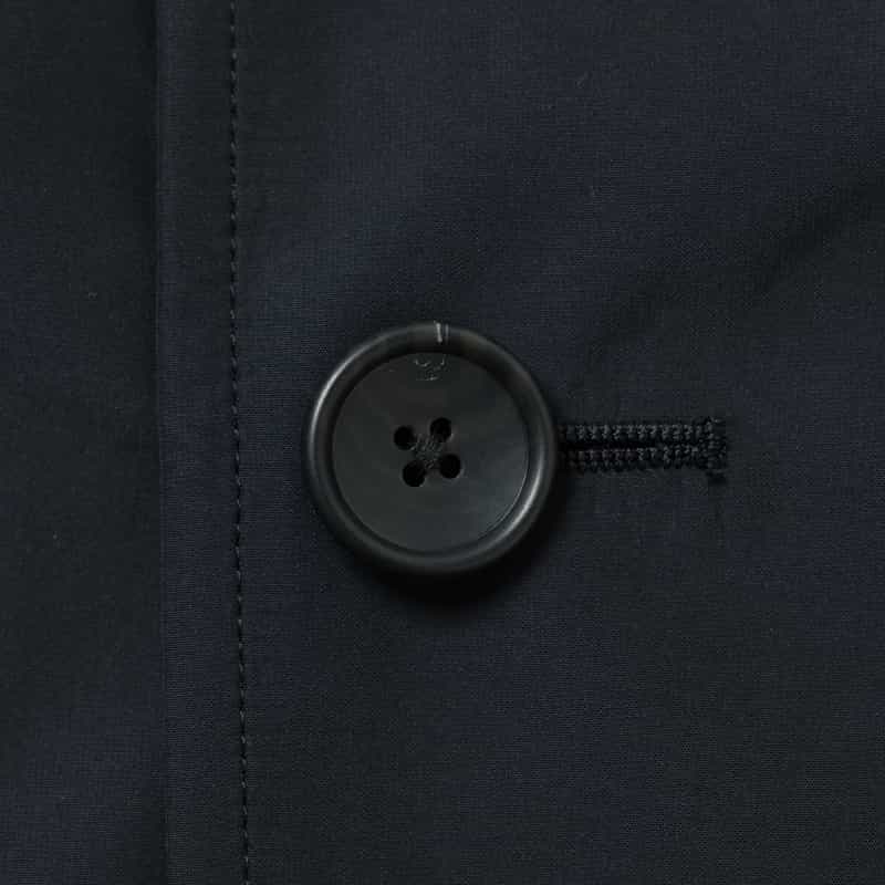 BARNEYS NEW YORK 撥水ステンカラーコート NAVY