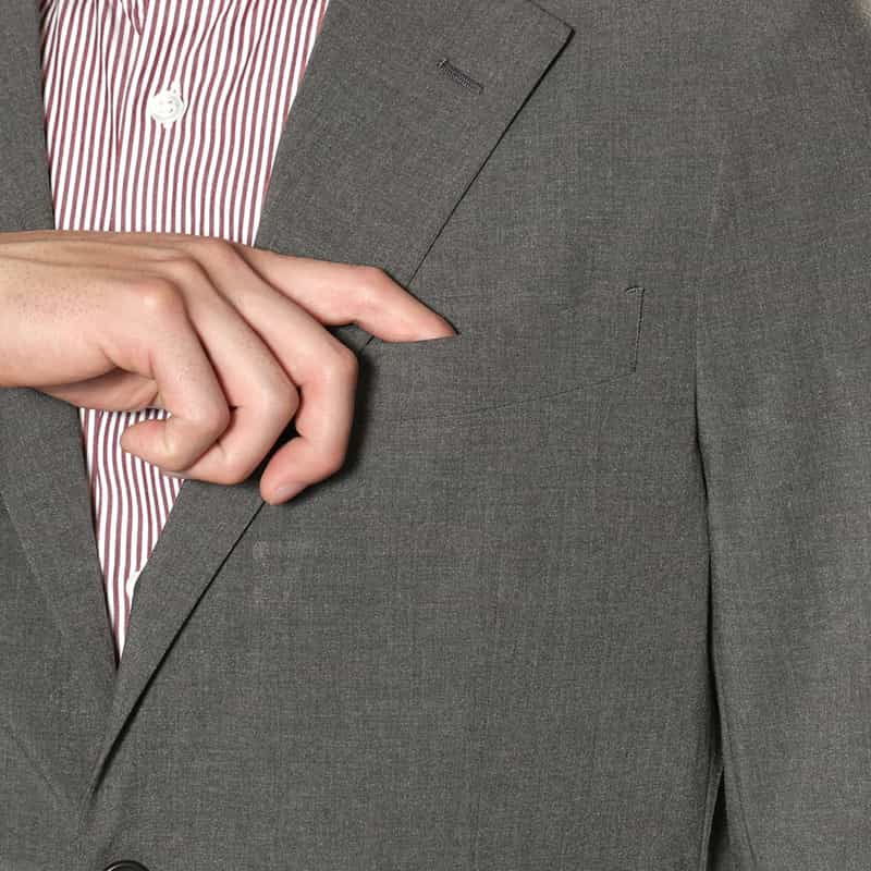 BARNEYS NEW YORK セットアップ シングルジャケット GRAY