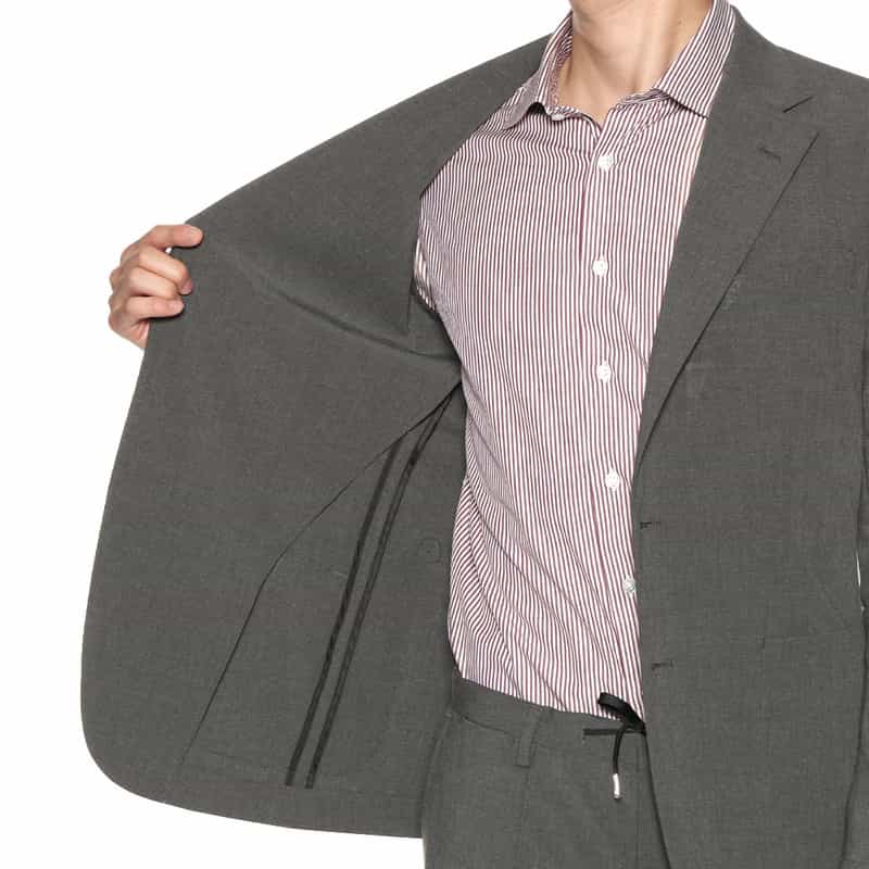 BARNEYS NEW YORK セットアップ シングルジャケット GRAY