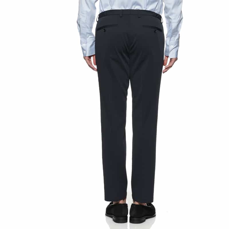 BARNEYS NEW YORK セットアップ イージースラックスパンツ NAVY