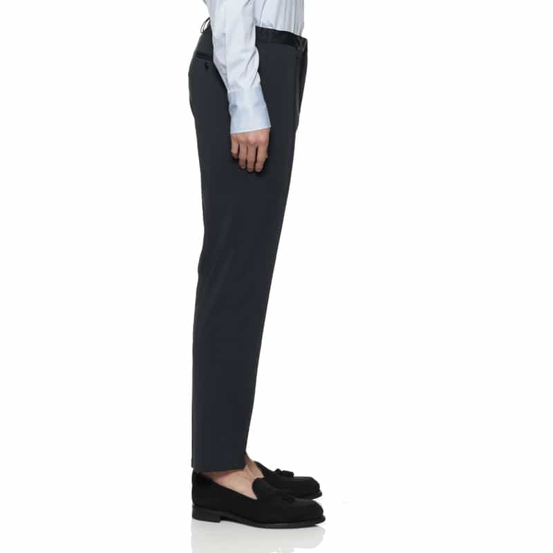 BARNEYS NEW YORK セットアップ イージースラックスパンツ NAVY