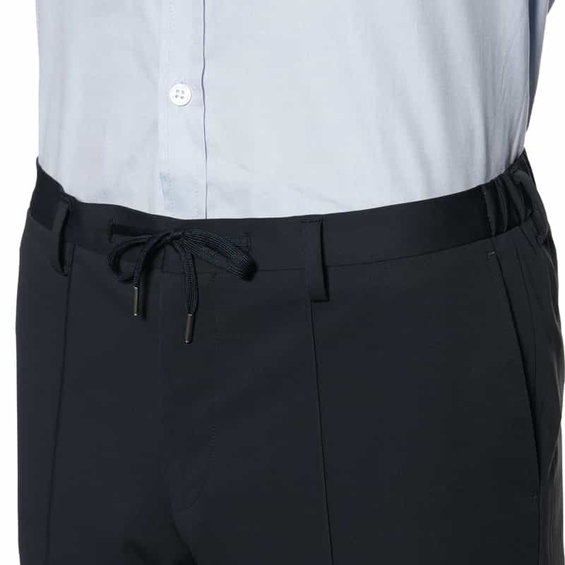 BARNEYS NEW YORK セットアップ イージースラックスパンツ NAVY