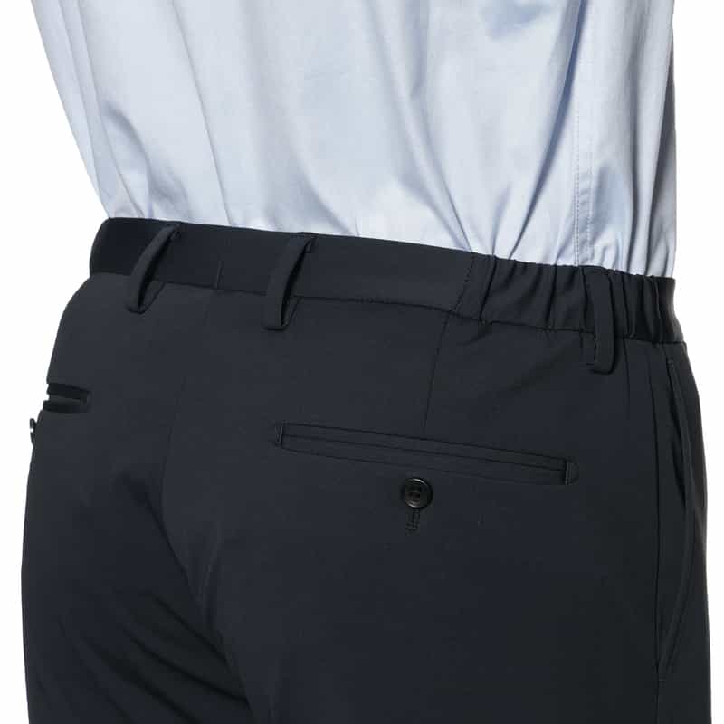 BARNEYS NEW YORK セットアップ イージースラックスパンツ NAVY