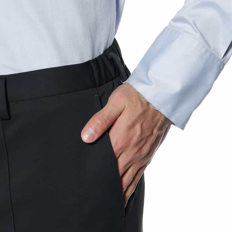 BARNEYS NEW YORK セットアップ イージースラックスパンツ NAVY