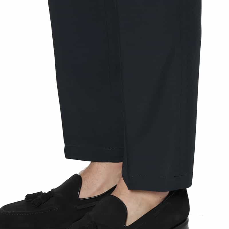 BARNEYS NEW YORK セットアップ イージースラックスパンツ NAVY