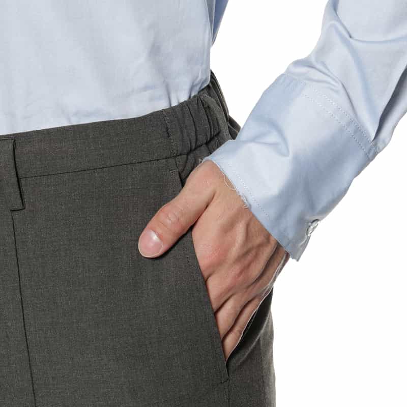 BARNEYS NEW YORK セットアップ イージースラックスパンツ GRAY