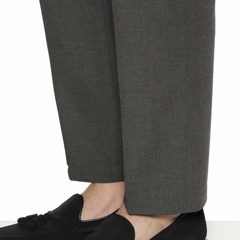 BARNEYS NEW YORK セットアップ イージースラックスパンツ GRAY