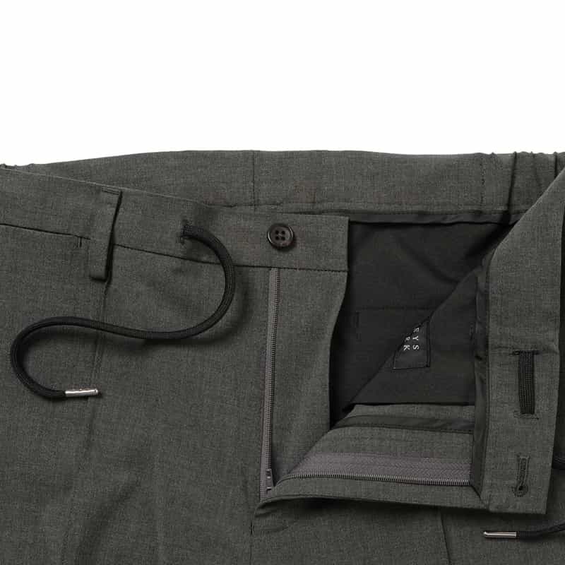 BARNEYS NEW YORK セットアップ イージースラックスパンツ GRAY