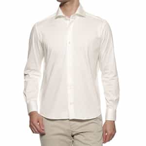 カッタウェイカラーシャツ