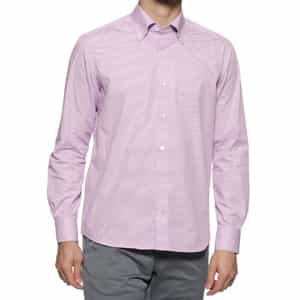 ギンガムチェック柄ボタンダウンシャツ