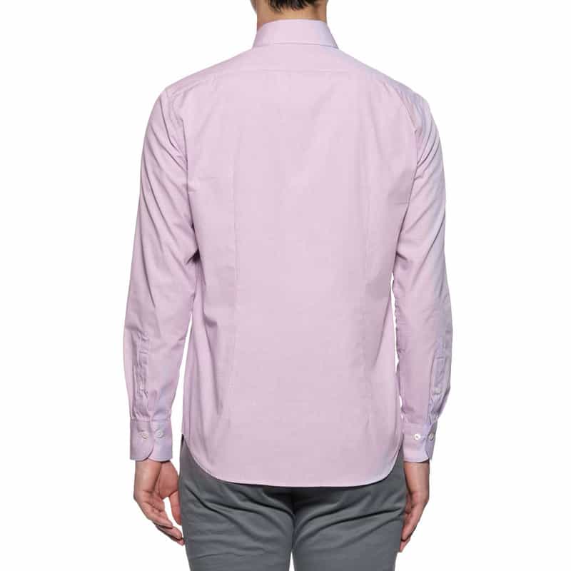 BARNEYS NEW YORK ギンガムチェック柄ボタンダウンシャツ PURPLE
