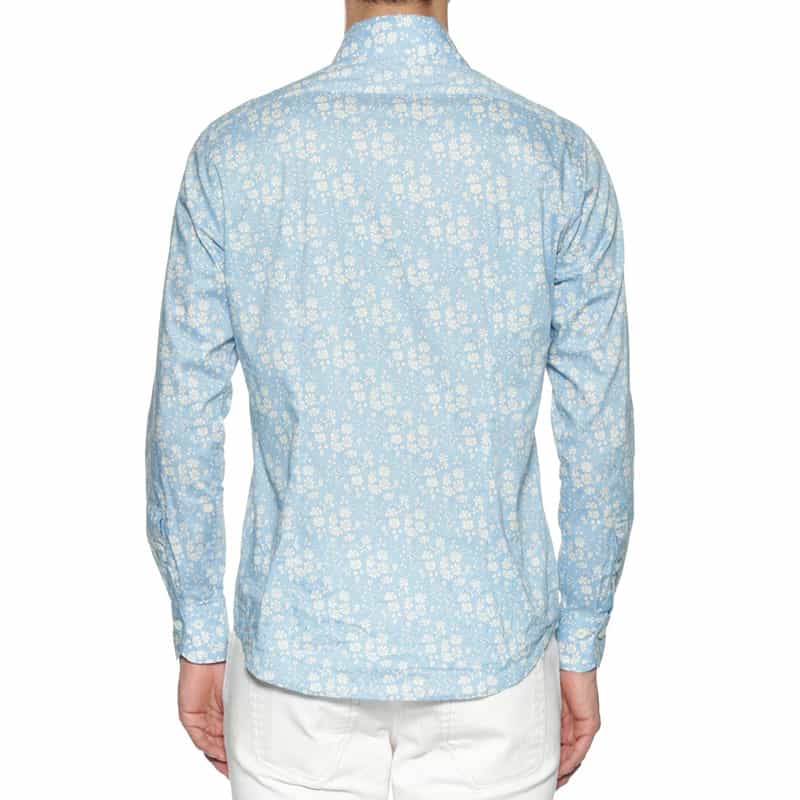 BARNEYS NEW YORK リバティープリントシャツ BLUE