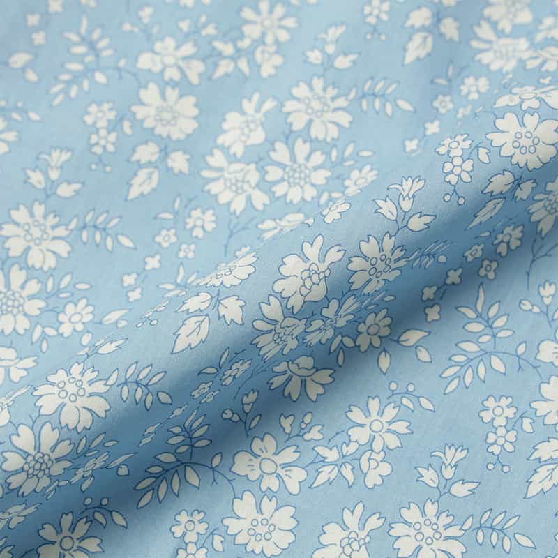 BARNEYS NEW YORK リバティープリントシャツ BLUE