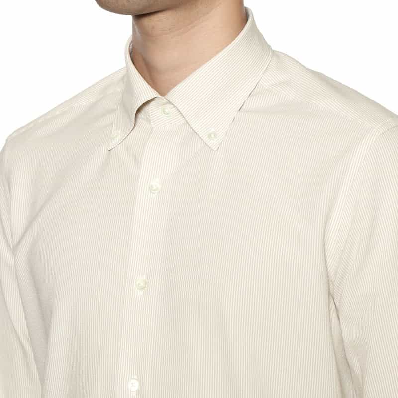 BARNEYS NEW YORK ボタンダウンシャツ BEIGE