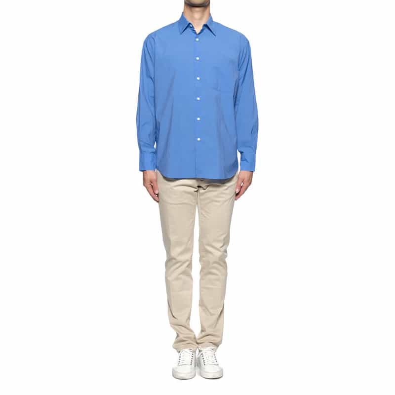 BARNEYS NEW YORK レギュラーカラーシャツ BLUE