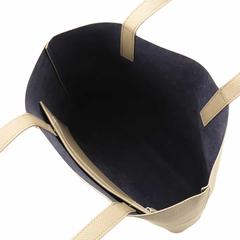 BARNEYS NEW YORK マイクロファイバー素材 縦型トートバッグ BEIGE