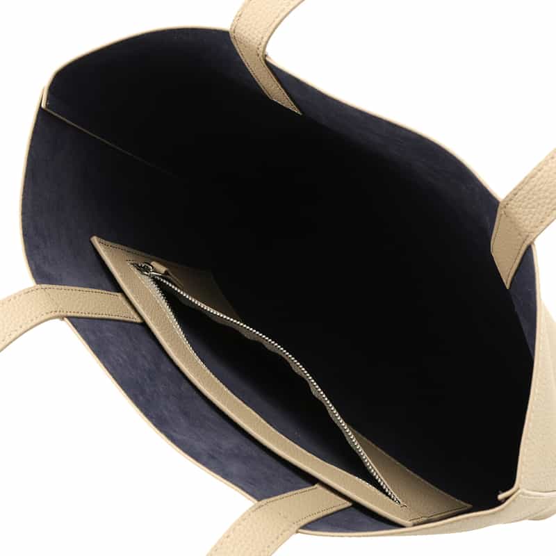 BARNEYS NEW YORK マイクロファイバー素材 縦型トートバッグ BEIGE