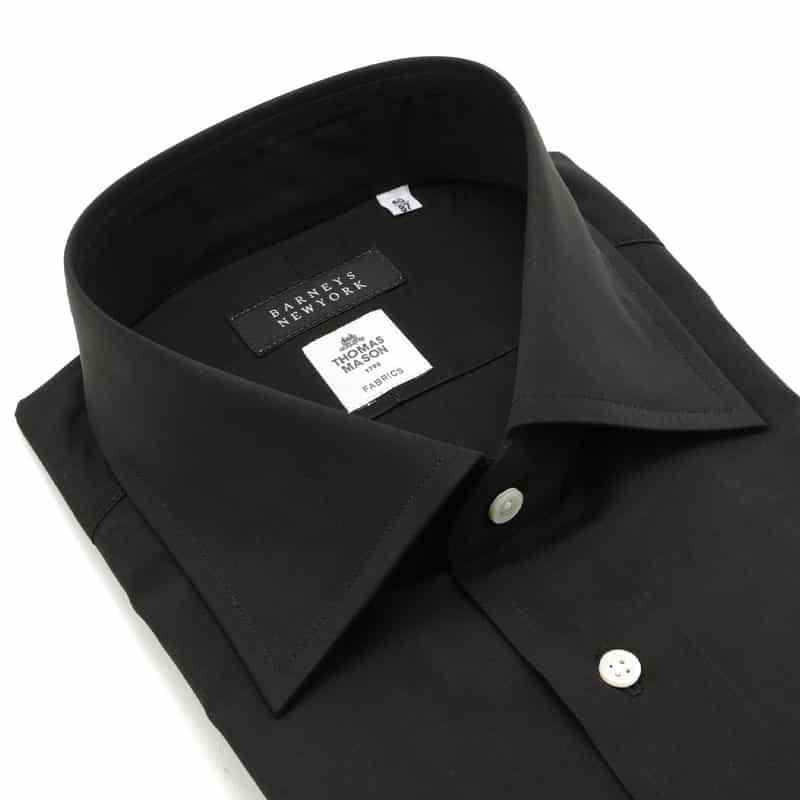 BARNEYS NEW YORK ドレスシャツ BLACK