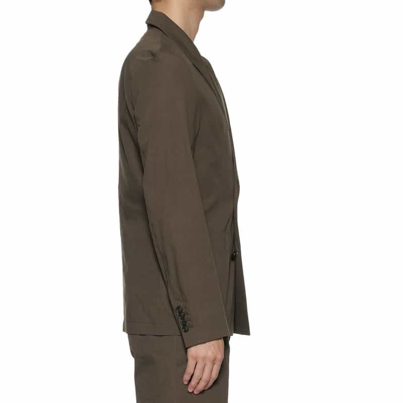 BARNEYS NEW YORK セットアップ ダブルブレステッドジャケット BROWN
