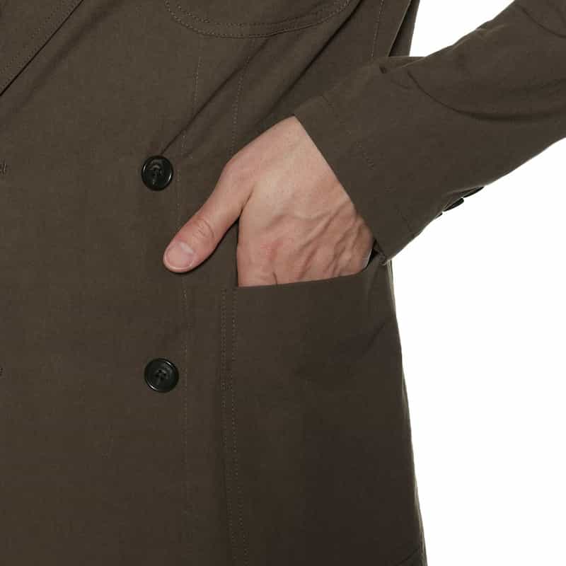 BARNEYS NEW YORK セットアップ ダブルブレステッドジャケット BROWN