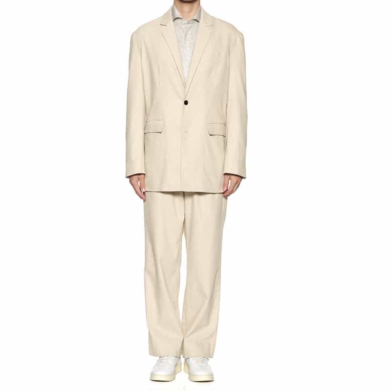 BARNEYS NEW YORK セットアップ シングルジャケット BEIGE