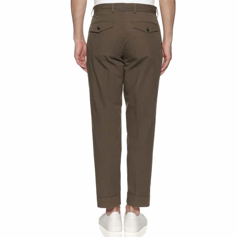 BARNEYS NEW YORK セットアップ テーパードパンツ BROWN