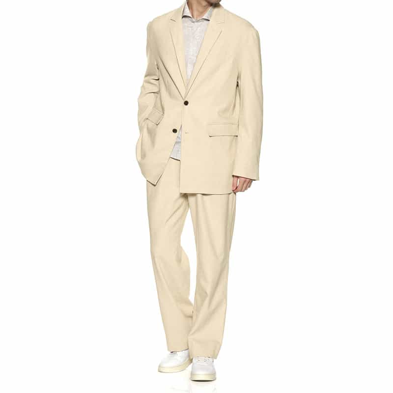 BARNEYS NEW YORK セットアップ ワイドパンツ BEIGE