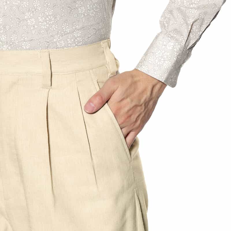 BARNEYS NEW YORK セットアップ ワイドパンツ BEIGE