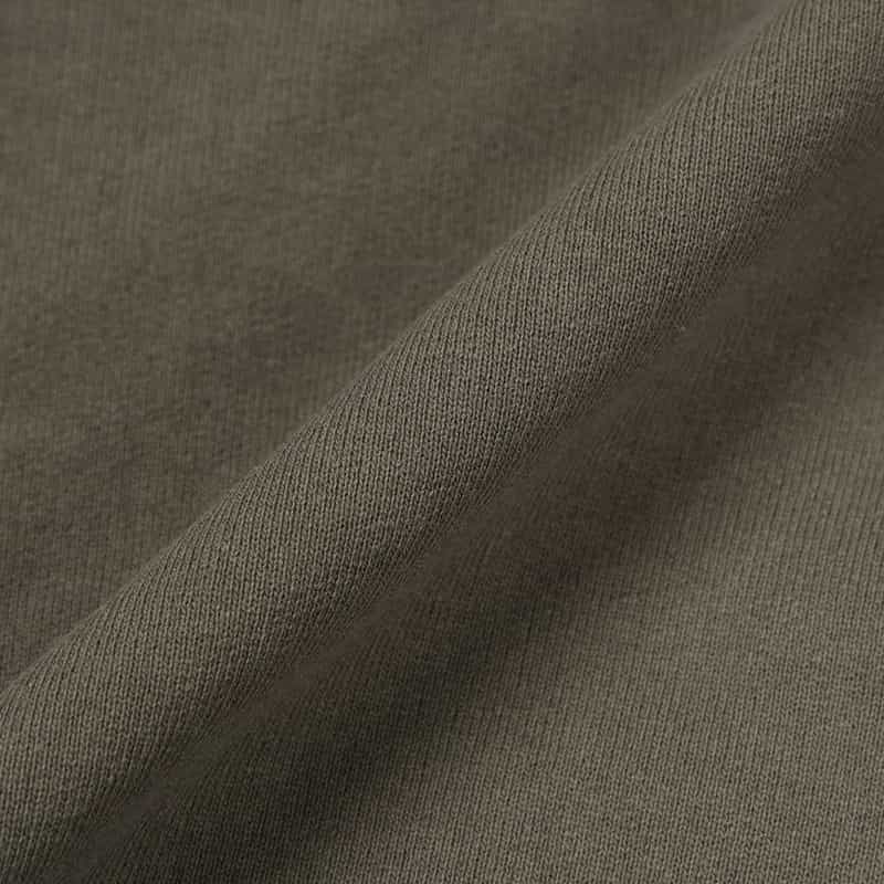 BARNEYS NEW YORK ジップアップ スウェットプルオーバー KHAKI