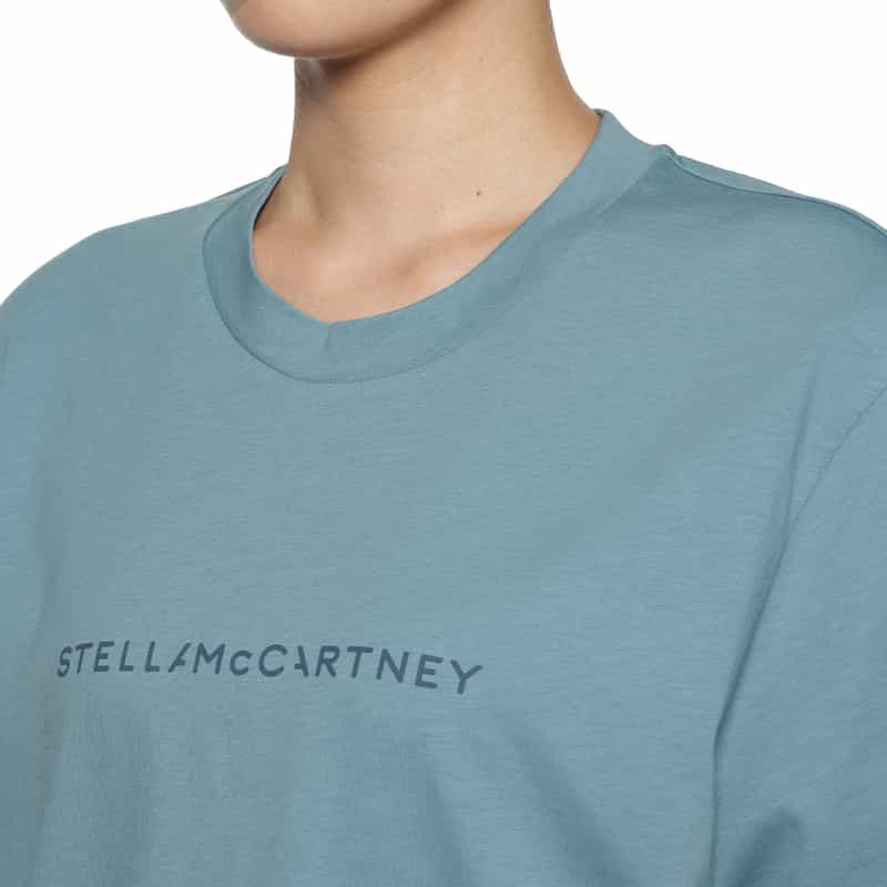 STELLA McCARTNEY STELLA McCARTNEY＜ステラ マッカートニー＞アイコニックロゴ Tシャツ BLUE