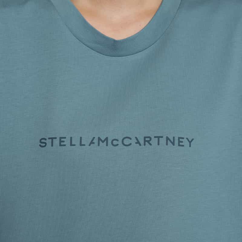STELLA McCARTNEY STELLA McCARTNEY＜ステラ マッカートニー＞アイコニックロゴ Tシャツ BLUE