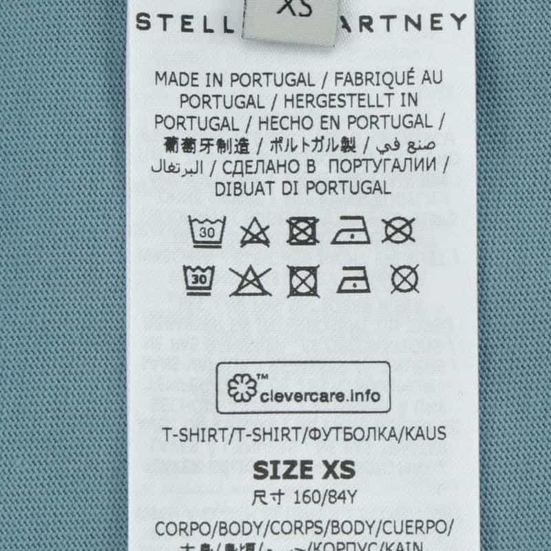 STELLA McCARTNEY STELLA McCARTNEY＜ステラ マッカートニー＞アイコニックロゴ Tシャツ BLUE